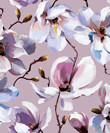 Жёлто-голубые обои Marburg Flora 47463