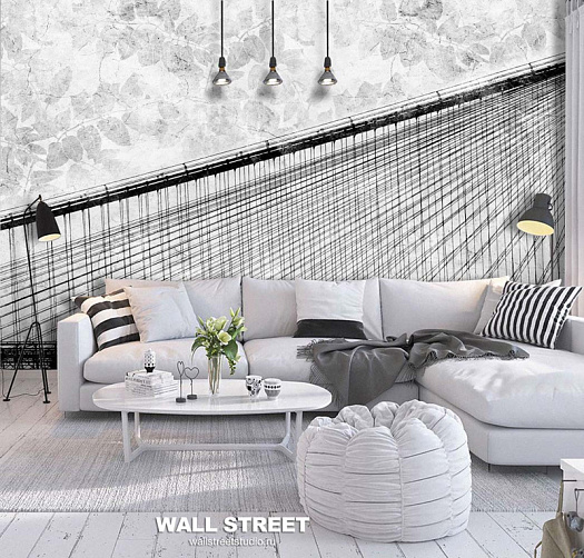 Фотообои в интерьере артикул Urban 49, URBAN, Wall street