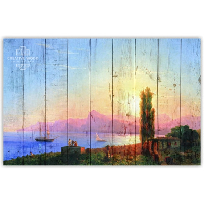 Картины Закат на море - И. Айвазовский, ART, Creative Wood Картины Закат на море - И. Айвазовский, ART, Creative Wood