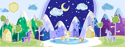 Фотообои Unicorn Valley 5, UNICORN VALLEY, Wall street